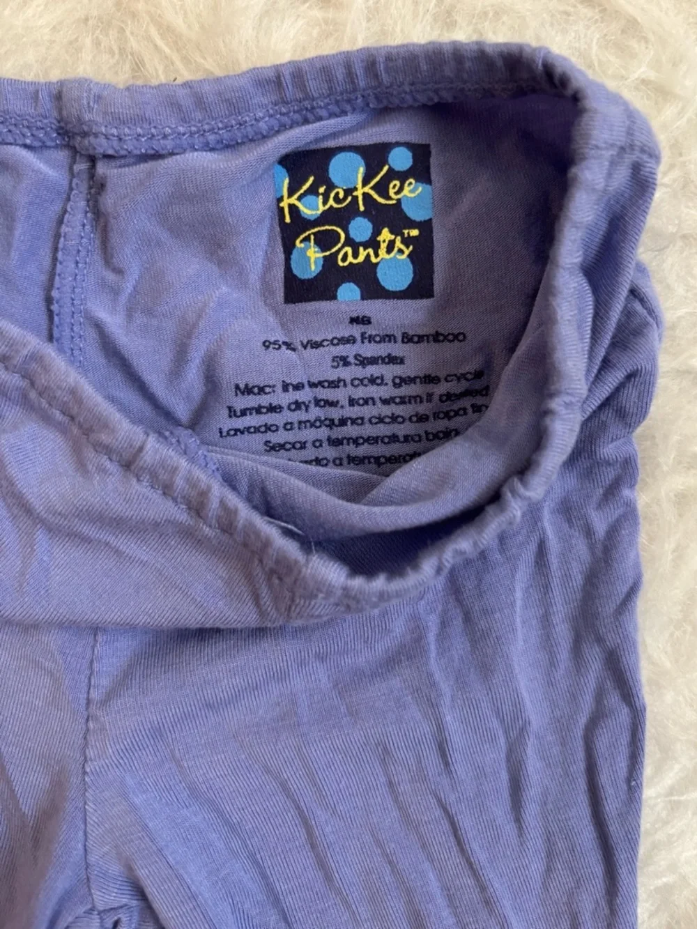 Kickee Pants Baby Bamboo Maroon & Lavender Yak AOP Wrap Bodysuit & Jogger Set